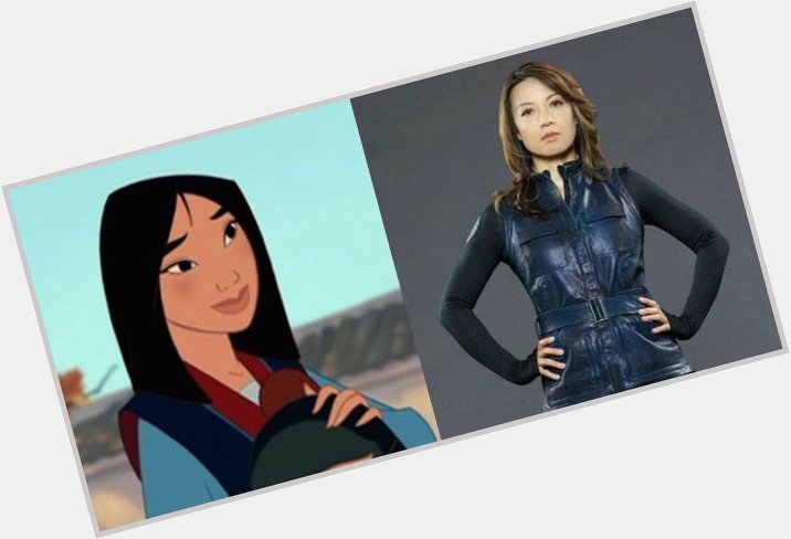 Happy birthday Ming-Na Wen!She was the speaking voice of Mulan and now plays Agent May on Agents of SHIELD. 