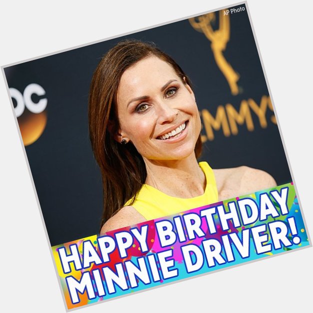 Happy Birthday to Minnie Driver of 