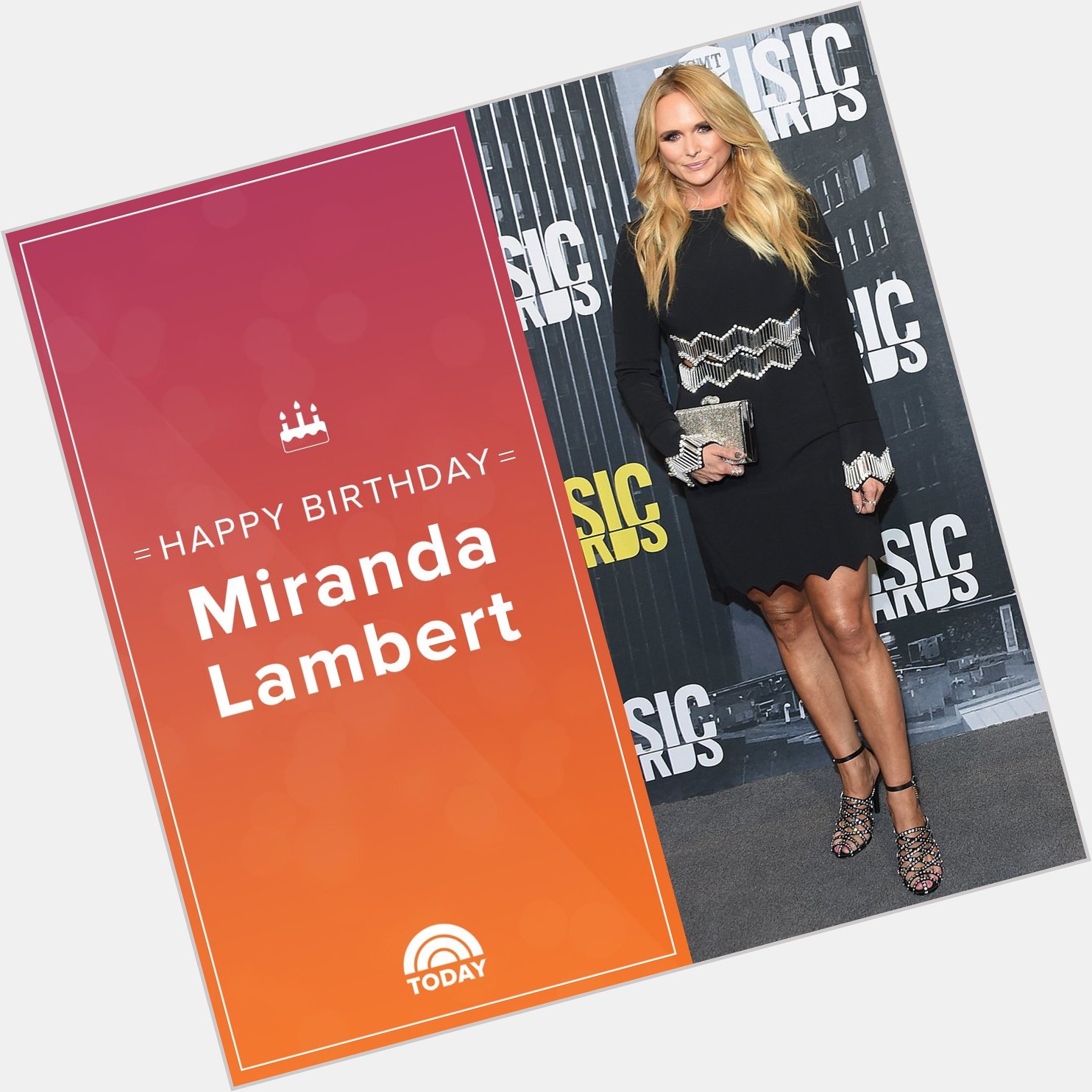 Happy 35th birthday, Miranda Lambert!  