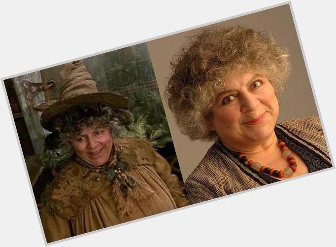 Happy 74th Birthday, Miriam Margolyes! She played Hufflepuff Head of House and Professor of Herbology Pomona Sprout. 
