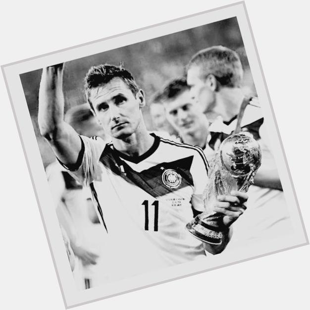 Happy Birthday to our champion Miroslav Klose !!!! Thank you for all that you have done for us 