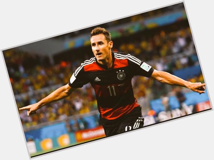 Happy 37th birthday to the best player in World Cup history. Miroslav Klose. 