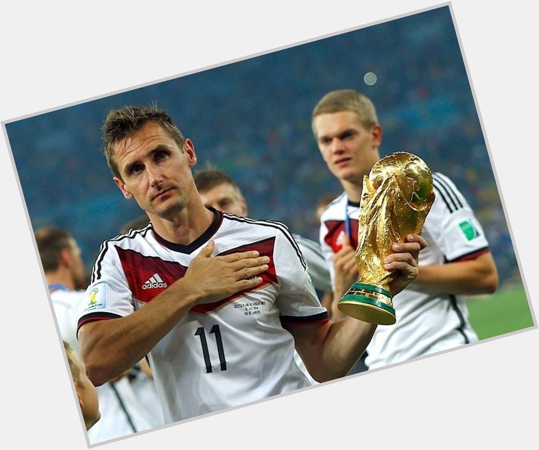 Ah, happy birthday to the all time World Cup topscorer and Weltmeister Miroslav Klose!!       