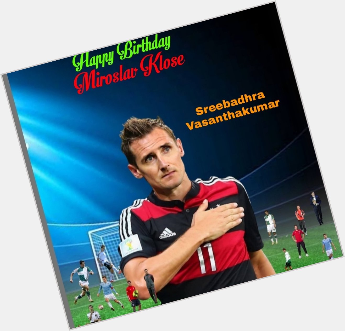 Happy Birthday Miroslav Klose 