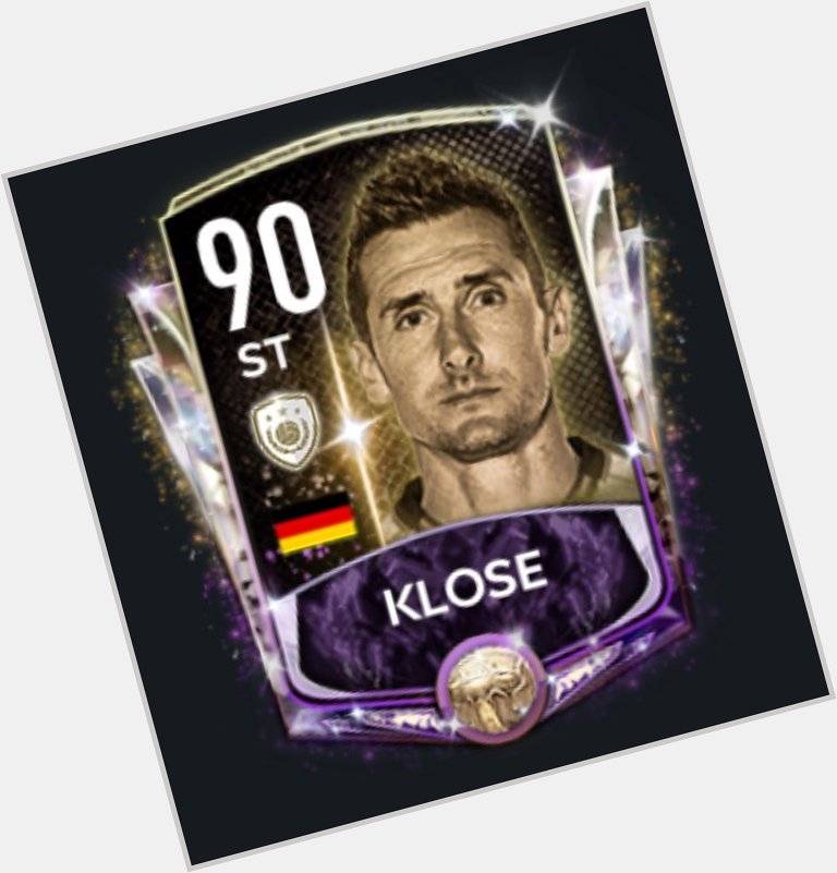 This Man was , is and will always be essential to my team!!!! Happy birthday Miroslav Klose!!! 