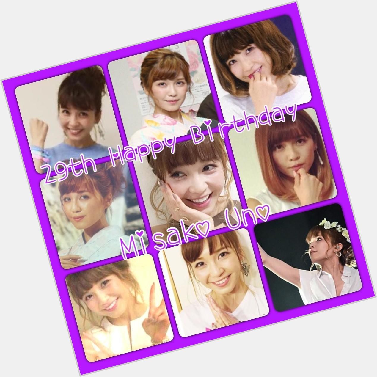 29th Happy Birthday to Misako Uno                                                         