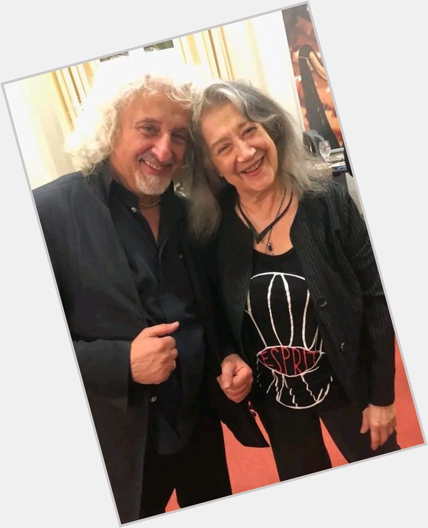 Happy 75th Birthday to Famed Soviet-born Israeli cellist Mischa Maisky  with Martha Argerich 