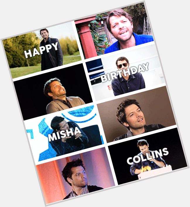 Happy Birthday Misha Collins! 