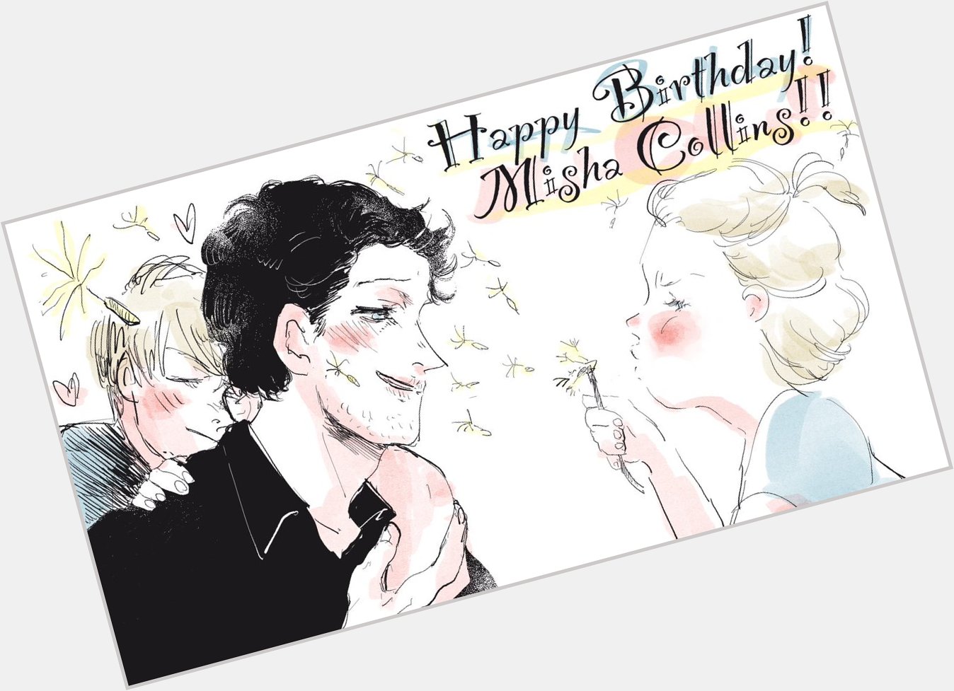 Happy Birthday Misha Collins!!!                              