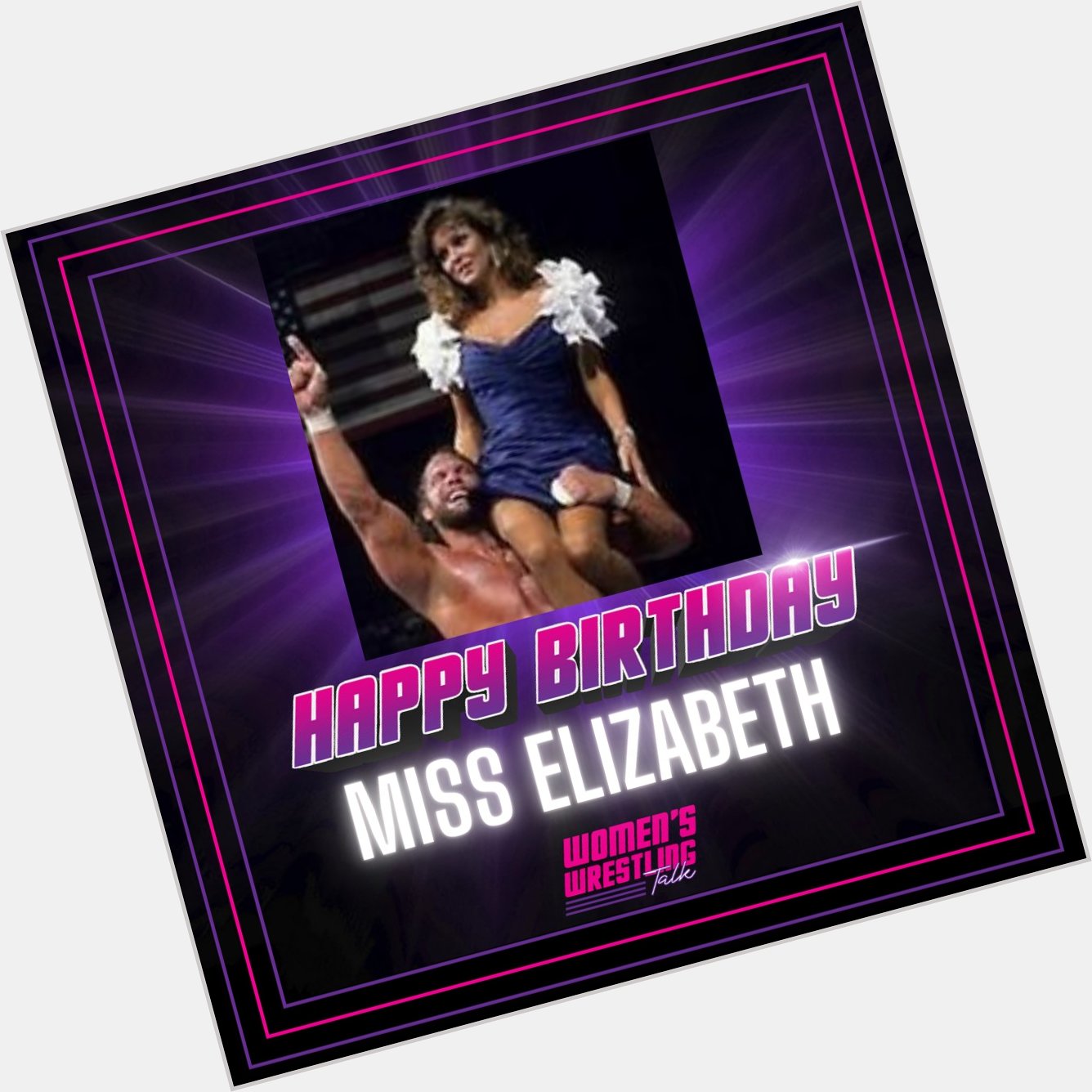 Happy heavenly Birthday to Miss Elizabeth! What was your favorite moment in pro wrestling? 
