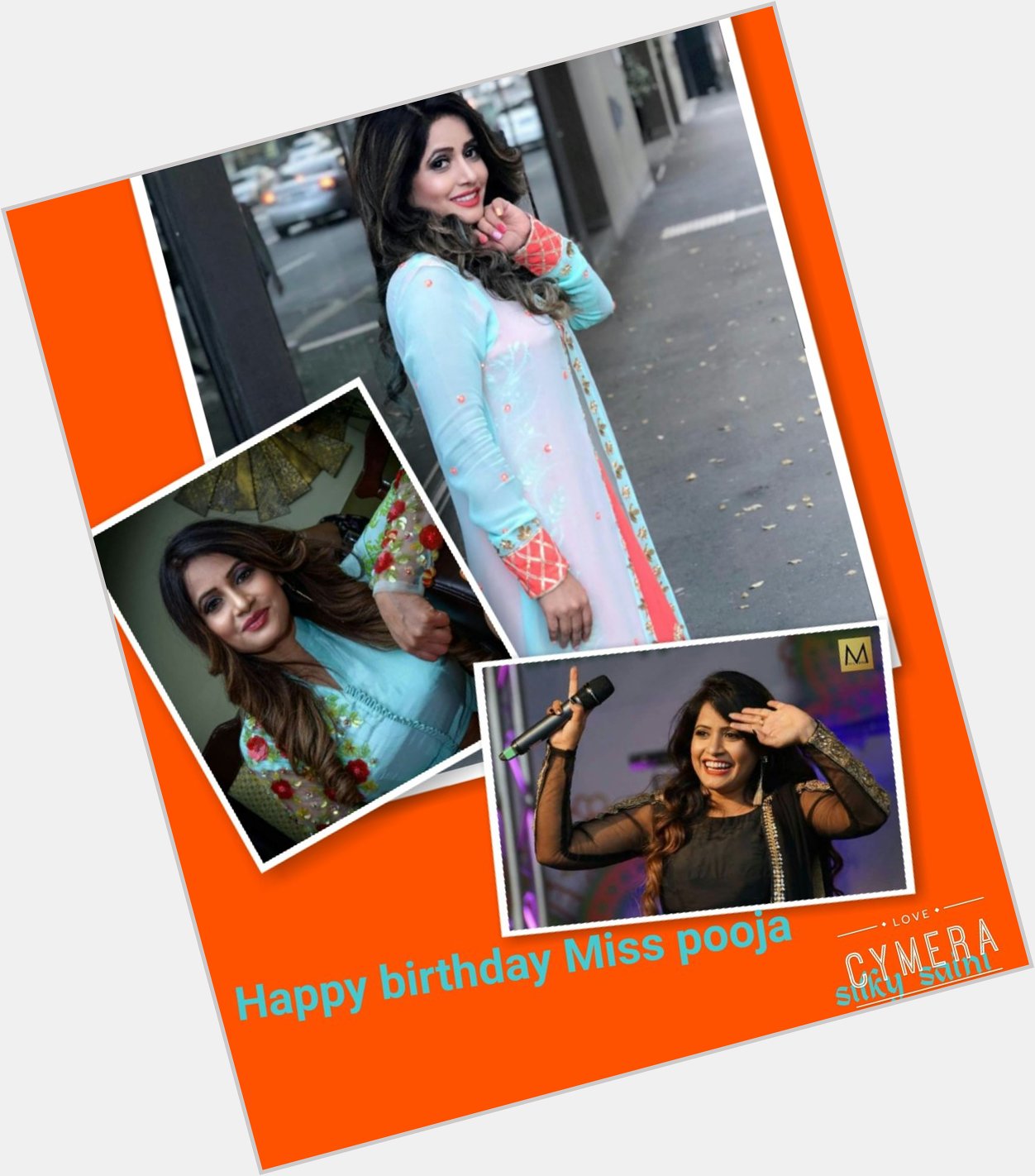 Happy birthday Miss Pooja....God bless you... 