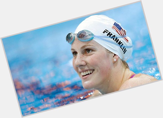 Happy birthday to athlete, five-time gold medalist, and world record holder Missy Franklin! 