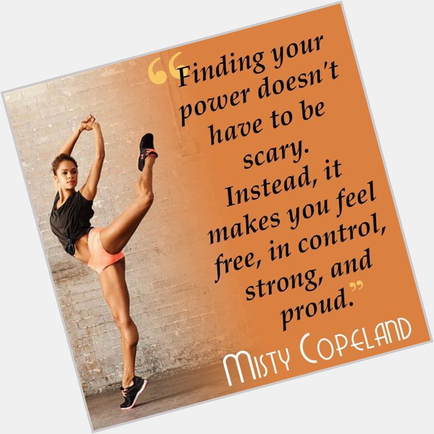 Happy 38th Birthday to Misty Copeland, who was born in Kansas City Missouri on this day in 1982. 