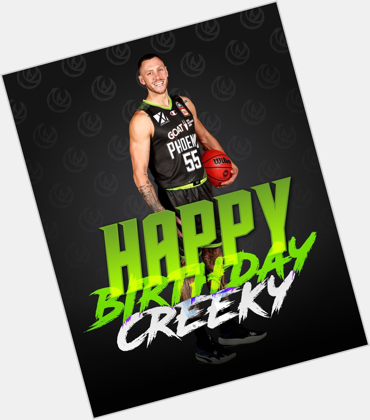 Happy birthday Mitch Creek   