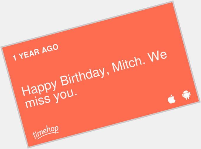RIP Mitch Lucker. Happy birthday   
