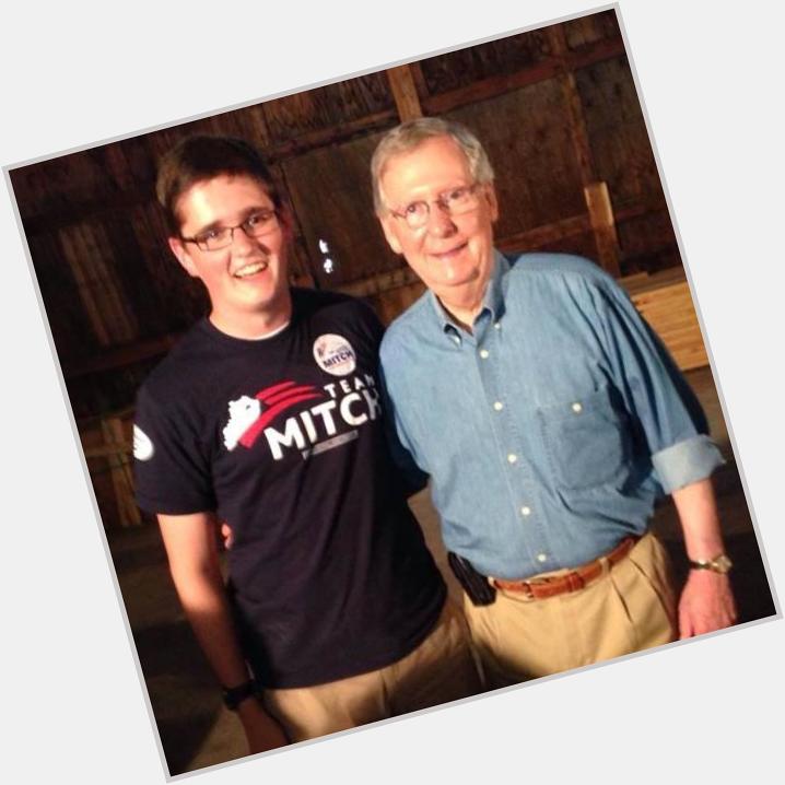 Happy 73rd birthday to one of my favorite people, Sen. Mitch McConnell. His hard work for KY and the US inspires me. 