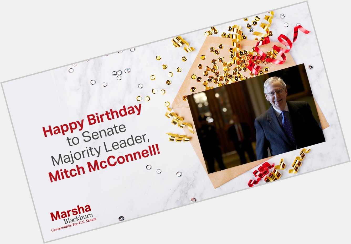Wishing Senate Majority Leader and our neighbor to the North, Mitch McConnell a happy birthday! 