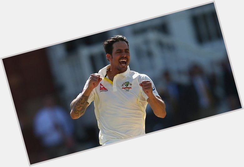 Happy 34th Birthday to Mitchell Johnson, who bowled to victory at Lord\s earlier this summer: 