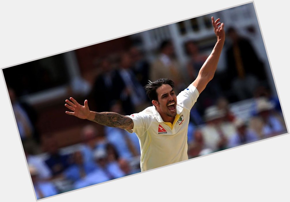 Happy birthday to a frighteningly fast bowler, Mitchell Johnson 