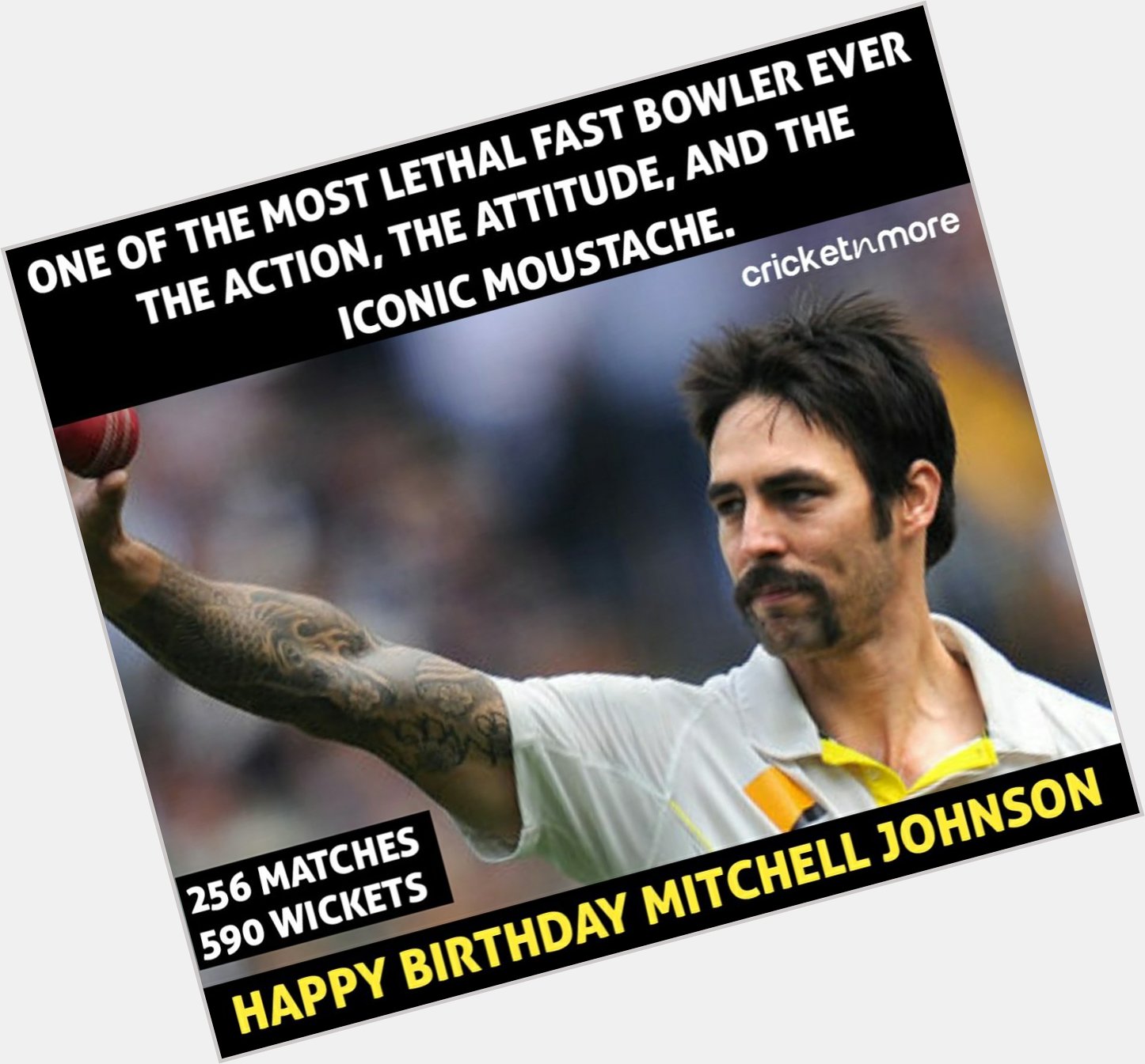 Happy Birthday Mitchell Johnson!
.
.  
