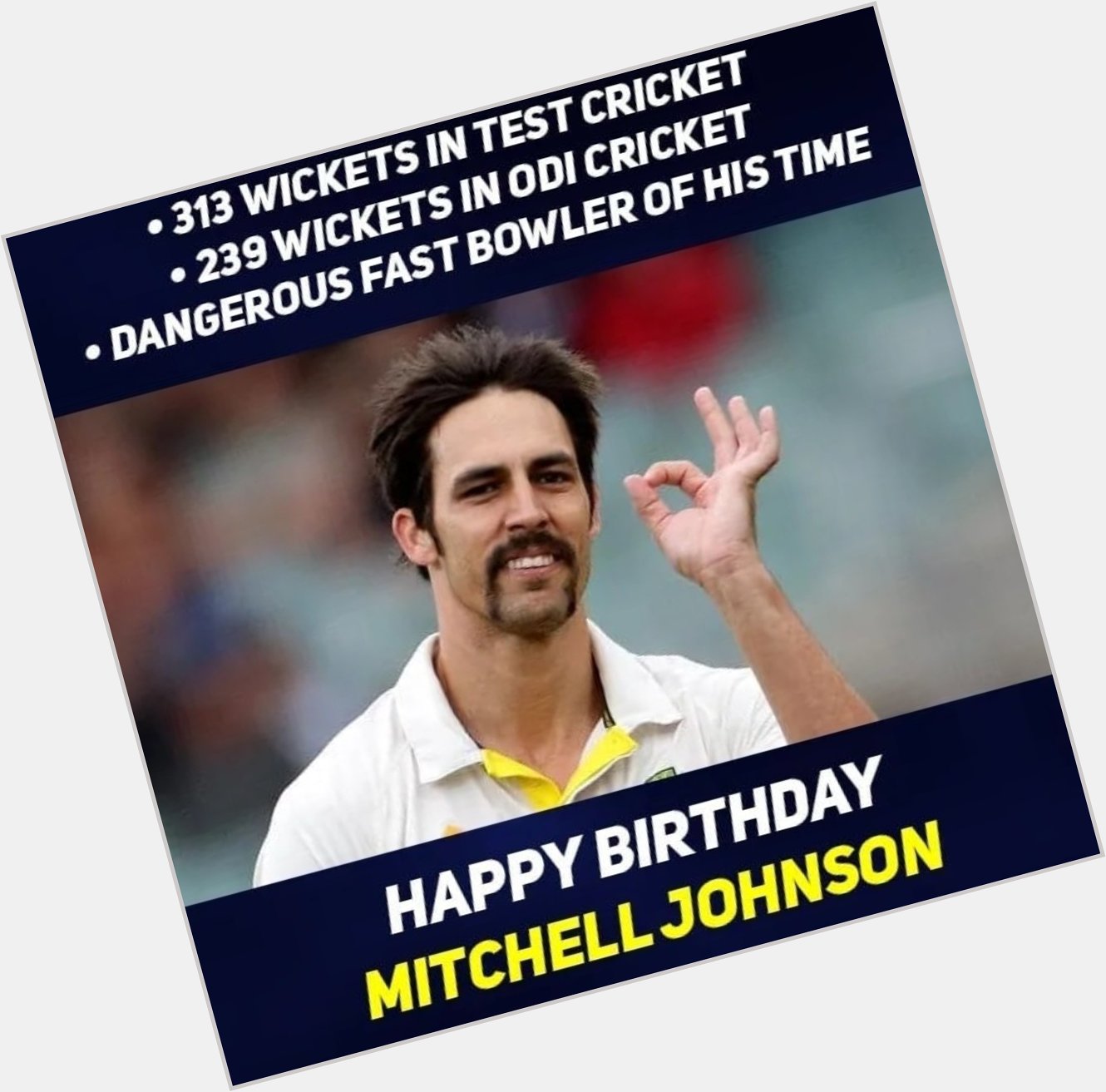 Happy Birthday Mitchell Johnson 