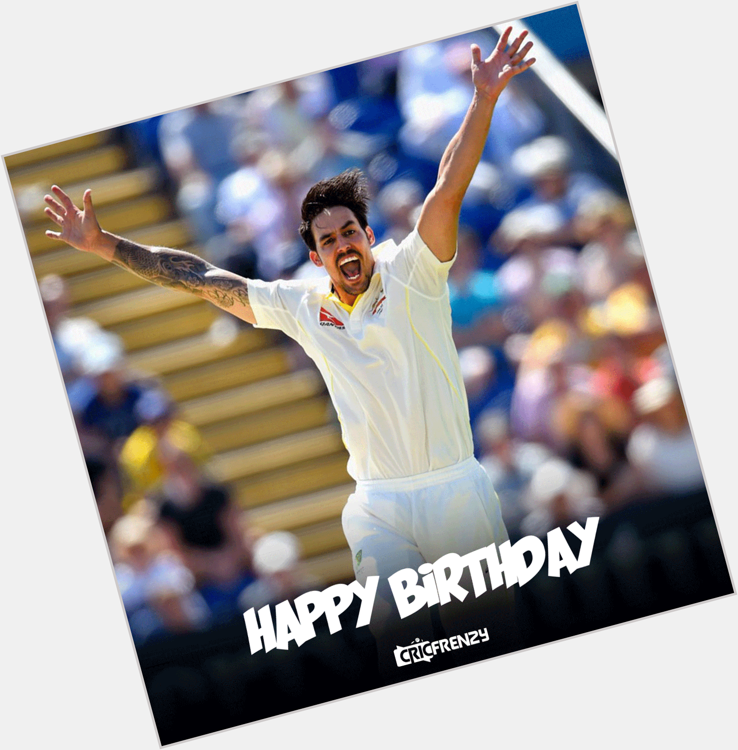  Considered to be one of the greatest fast bowlers of his era
Happy birthday Mitchell Johnson  