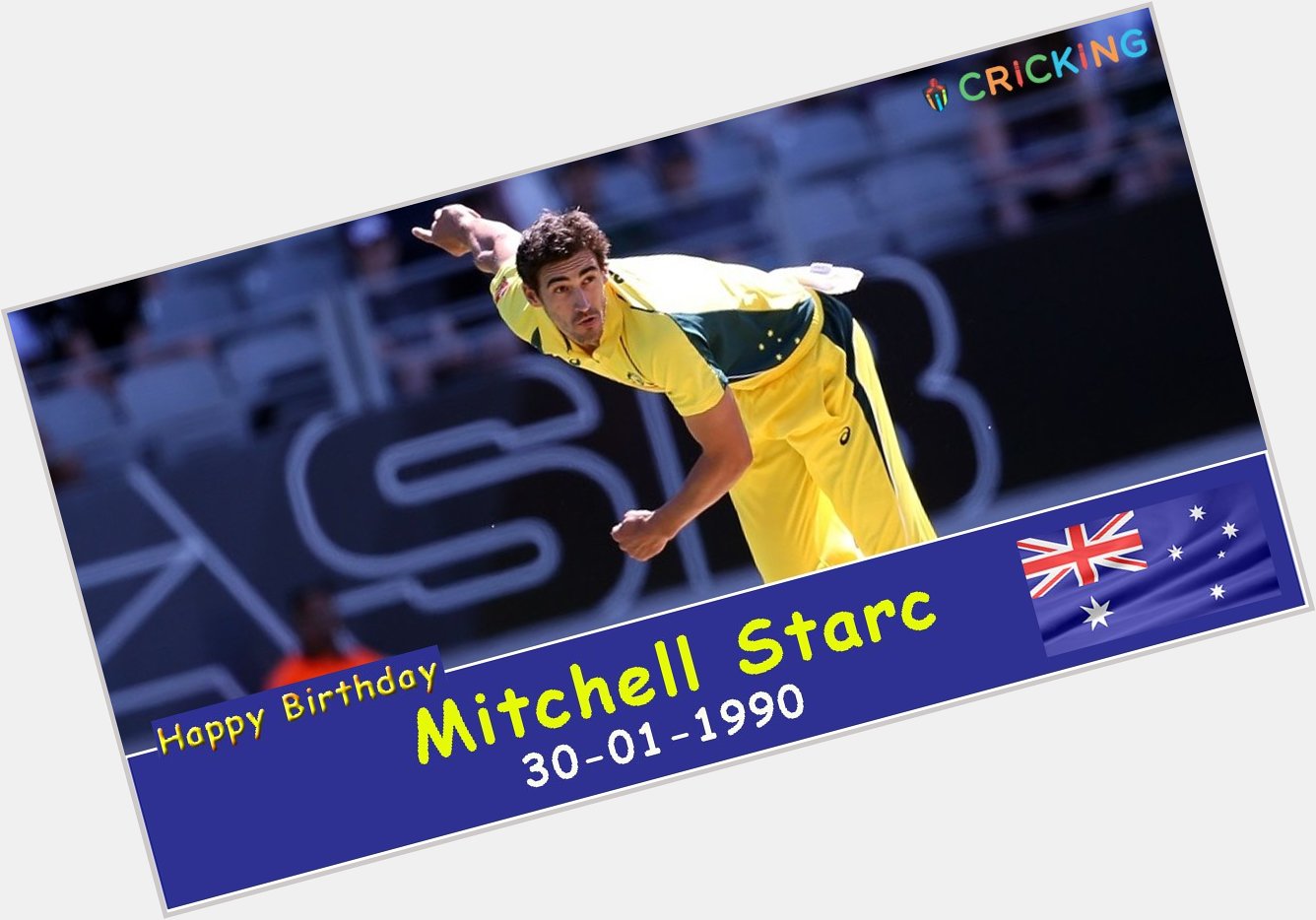 Happy Birthday Mitchell Starc. The Australian cricketer turns 27 today. 