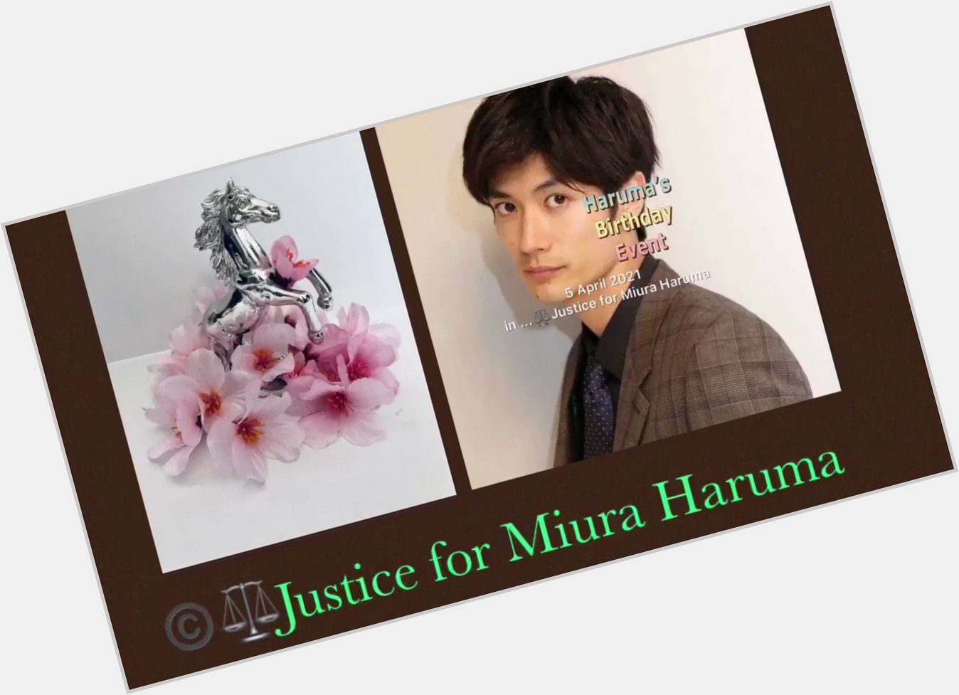   Happy Birthday Haruma   ©   Justice for Miura Haruma    