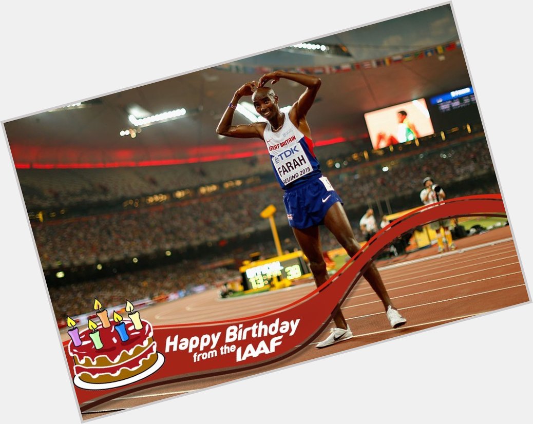 Happy birthday to four-time Olympic and five-time world champion Mo_Farah! 