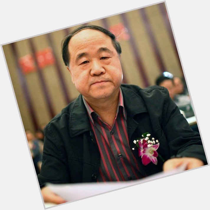 Happy birthday Mo Yan! The Nobel laureate from China was born in 1955. His most famou 