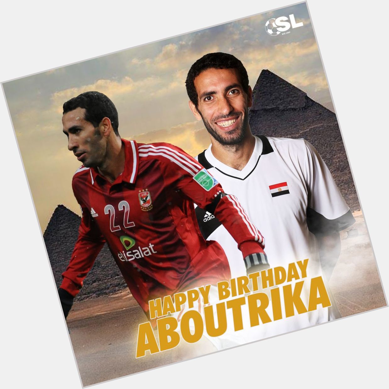  | Happy Birthday to Egypt and Al-Ahly club legend, Mohamed Aboutrika! 