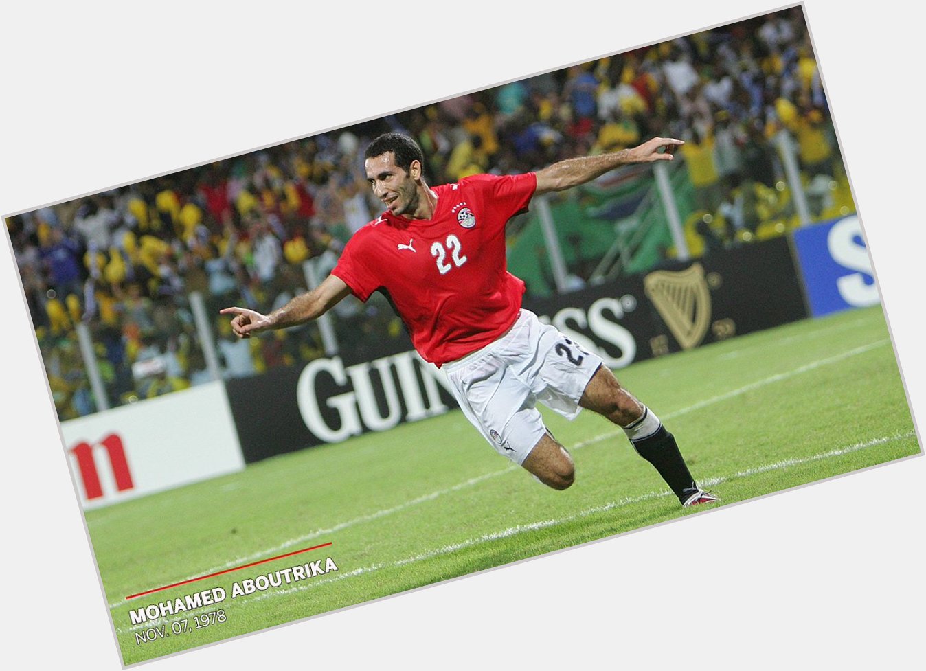 Happy 40th birthday to El Ahly and legend Mohamed Aboutrika. 