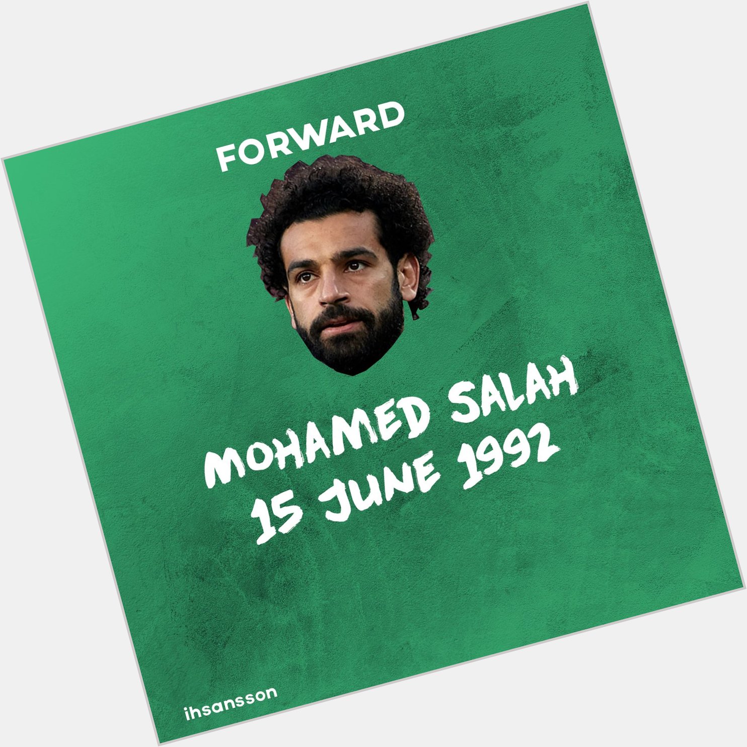 FORWARD
Mohamed Salah - Liverpool

Happy Birthday !   RT/Likes for appreciated  