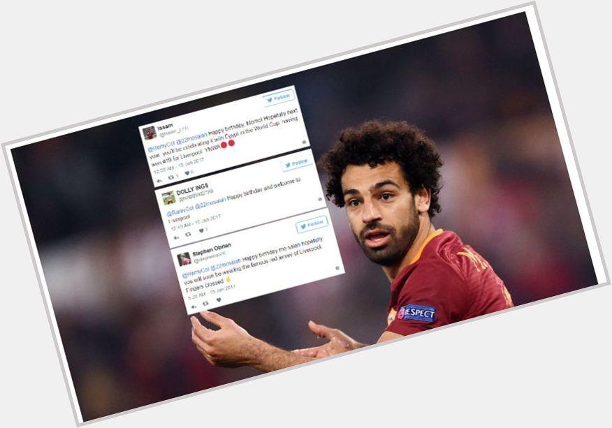 Liverpool fans wish Mohamed Salah a happy birthday  