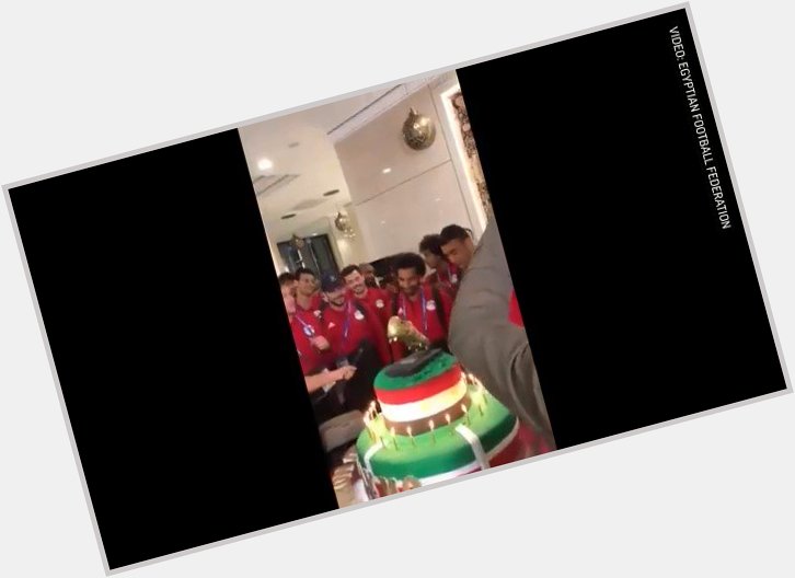 Happy birthday to Mohamed: Salah gets a birthday cake as Egypt prepares for its next match  