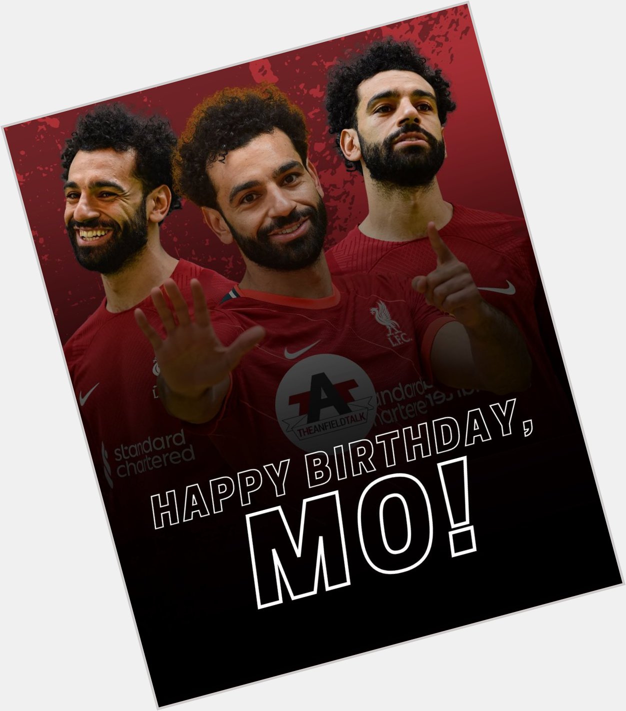 Happy 30th Birthday Mohamed Salah!  I hope you have a good one!      