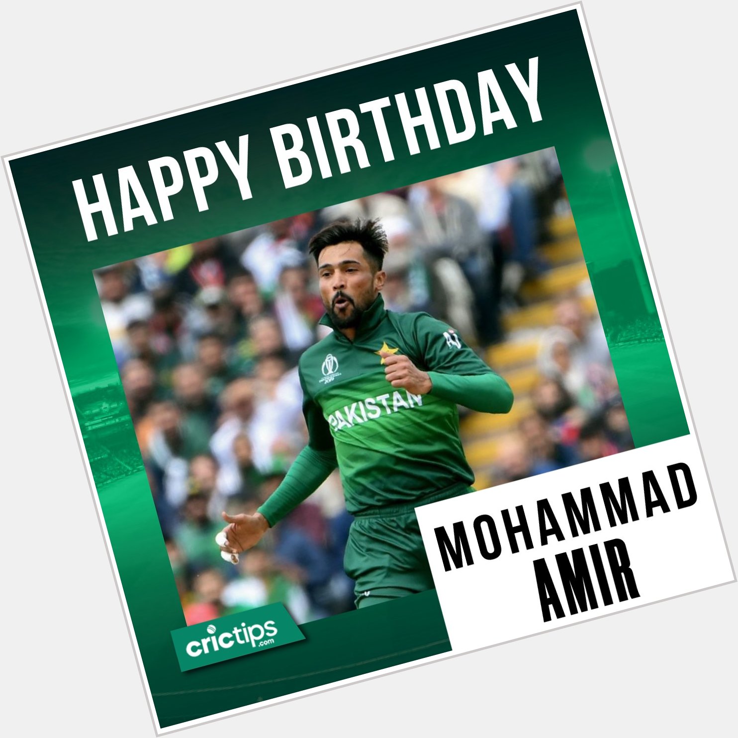Let\s wish Pakistan star cricketer Mohammad Amir a very Happy Birthday.    
