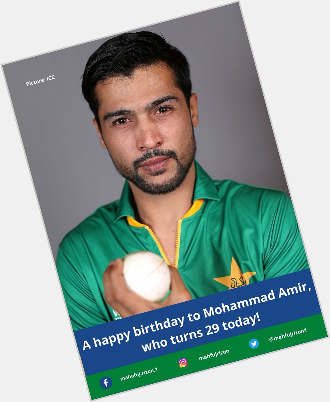 A happy birthday to Mohammad Amir, who turns 29 today!      