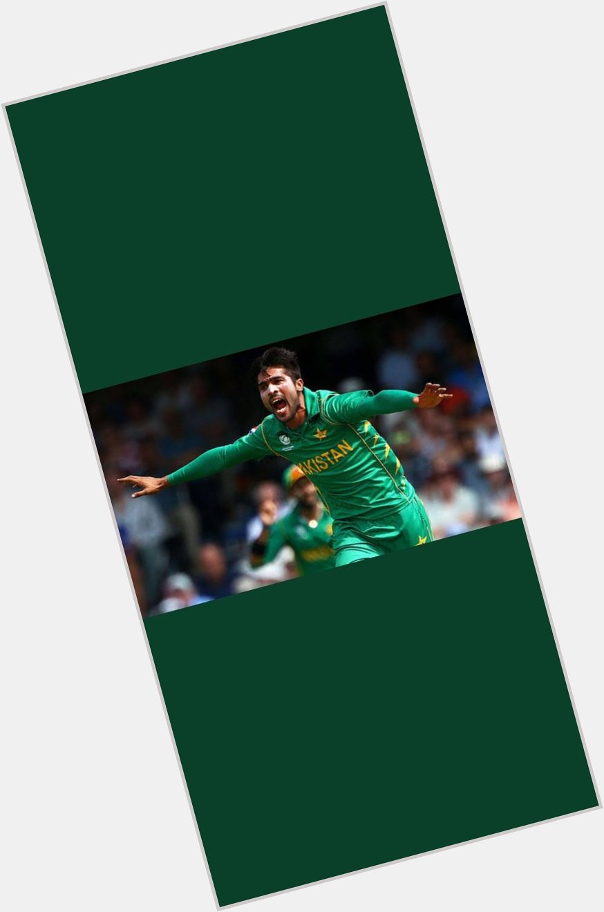Happy birthday to one of my favourite bowler and God bless you Mohammad amir         