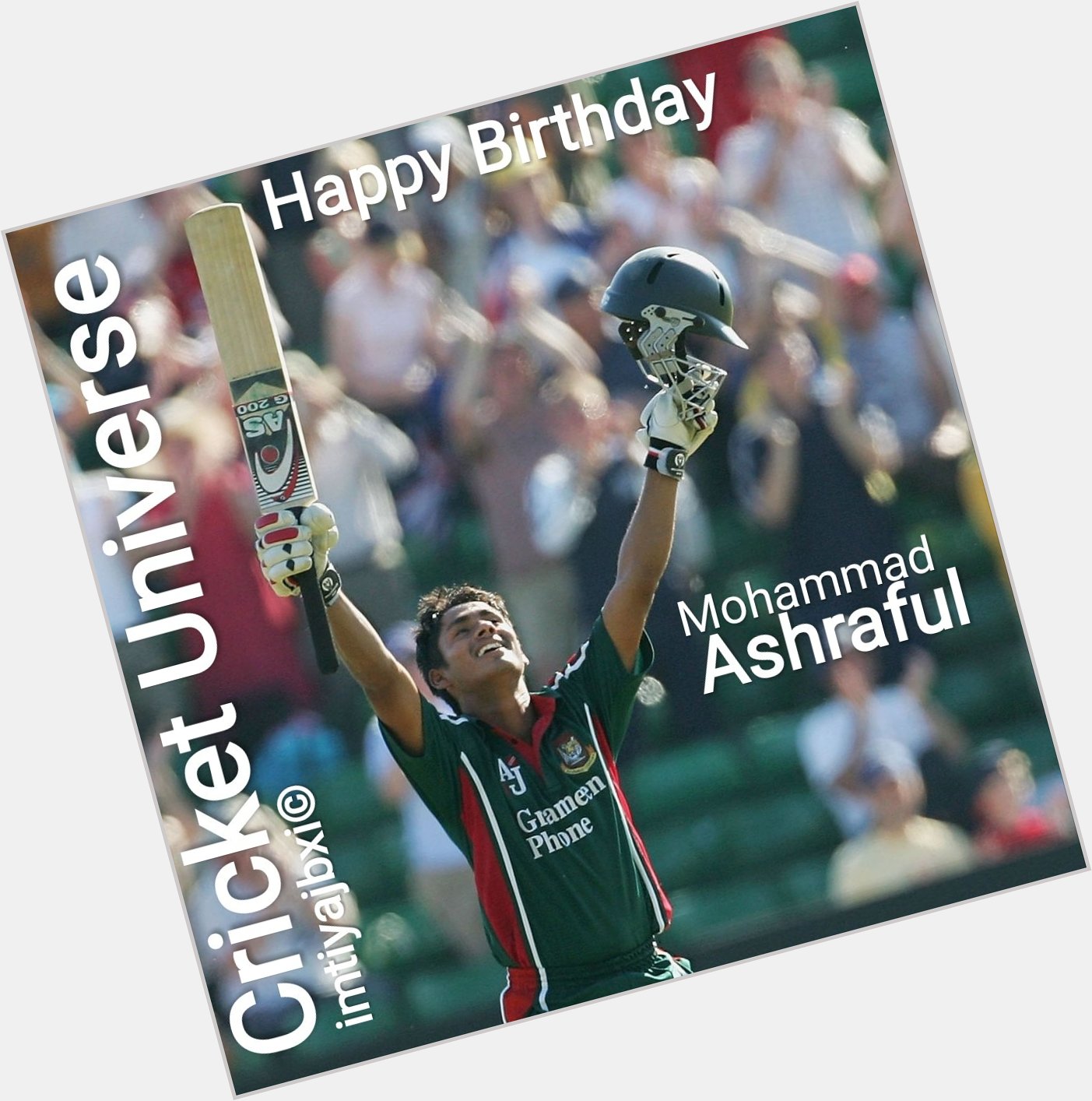 The youngest centurion in Test cricket.

Happy Birthday  Mohammad Ashraful. 