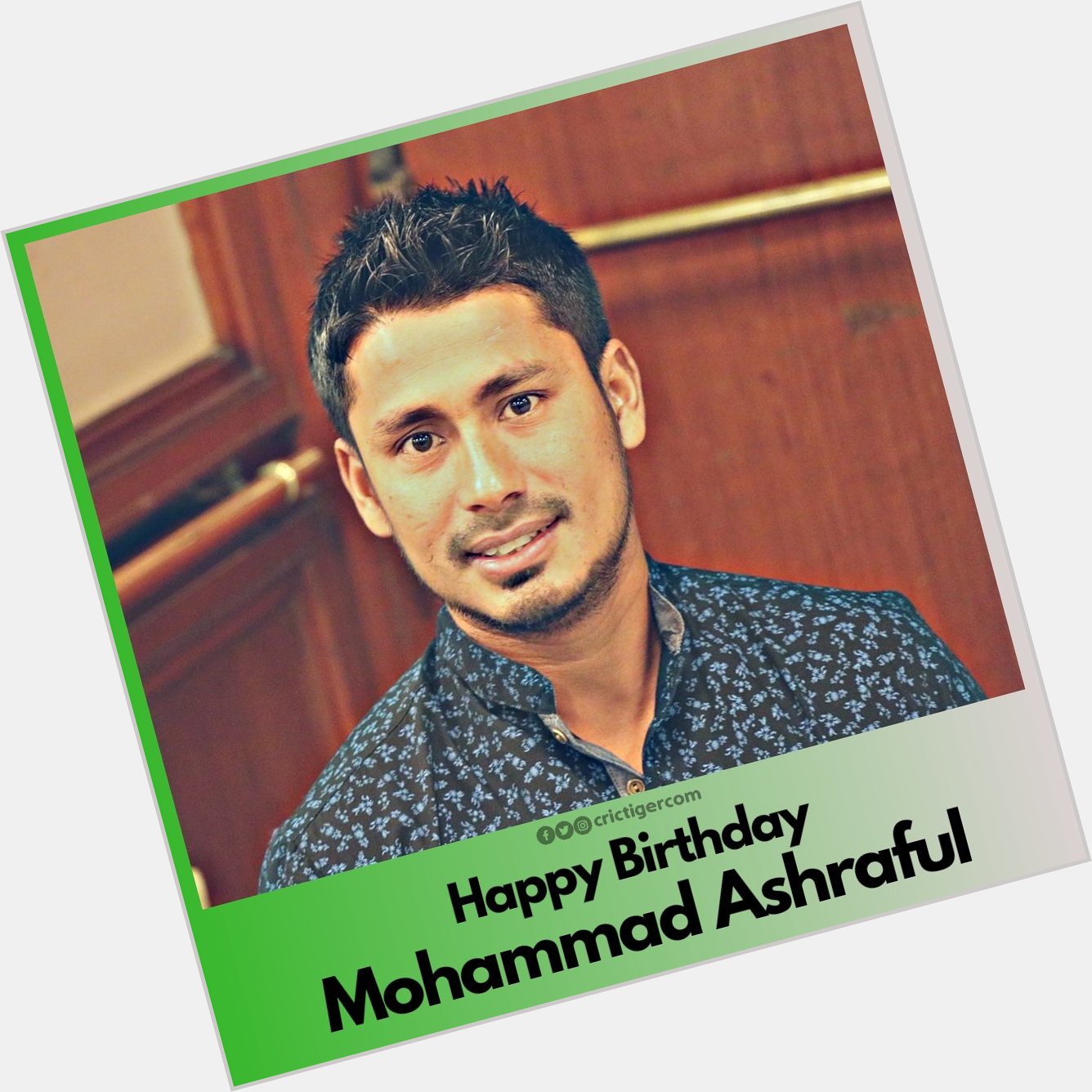 Happy Birthday Mohammad Ashraful!    