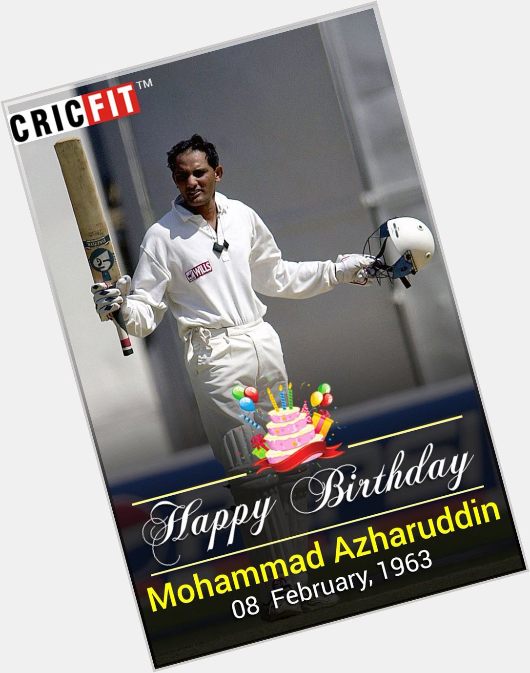 Cricfit Wishes Mohammad Azharuddin a Very Happy Birthday! 