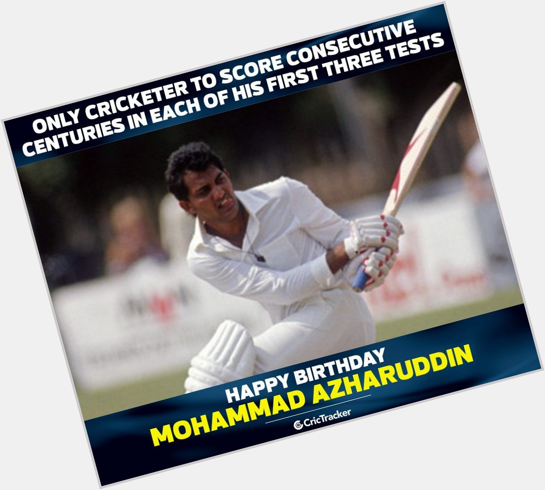 Wishing former Indian captain Mohammad Azharuddin a very happy birthday. 