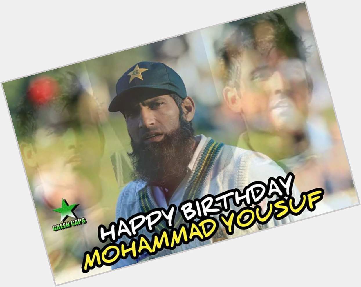 Happy Birthday to the legend Mohammad yousuf 