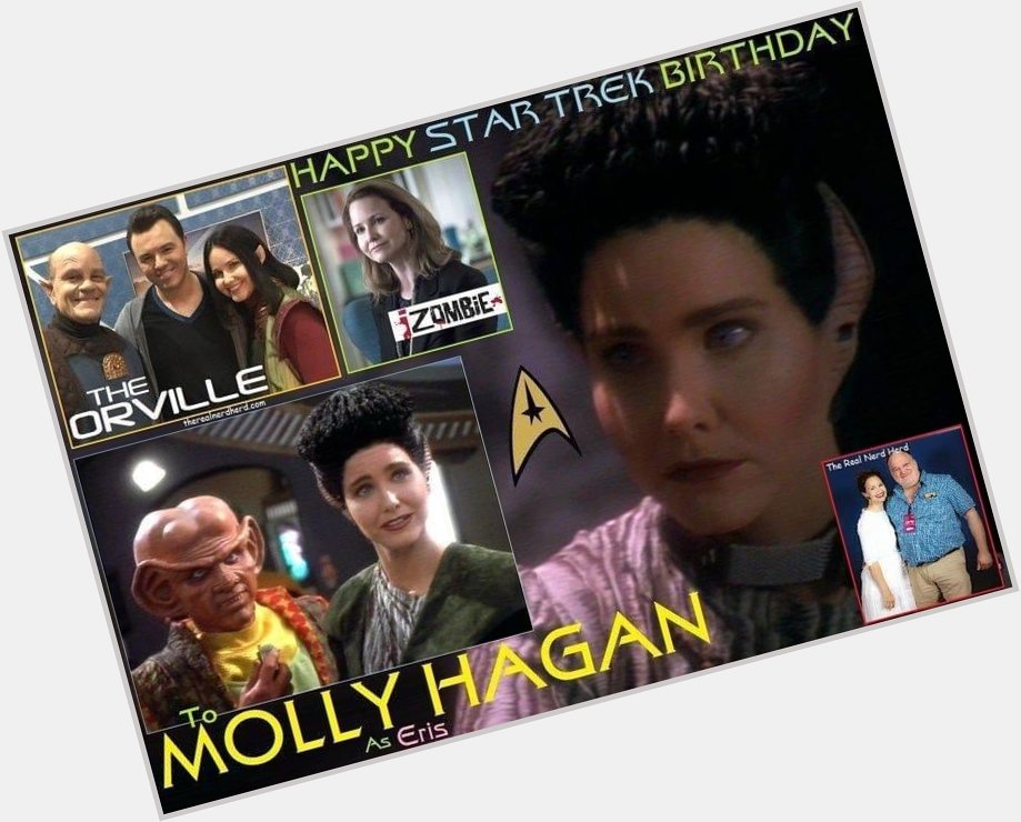 Apparently, it is Molly Hagan s birthday. Happy Birthday! 