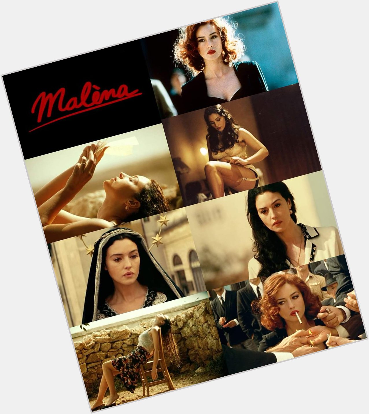   | Monica Bellucci as Malena Scordia, Malèna (2000)
Happy birthday to the Italian actress 