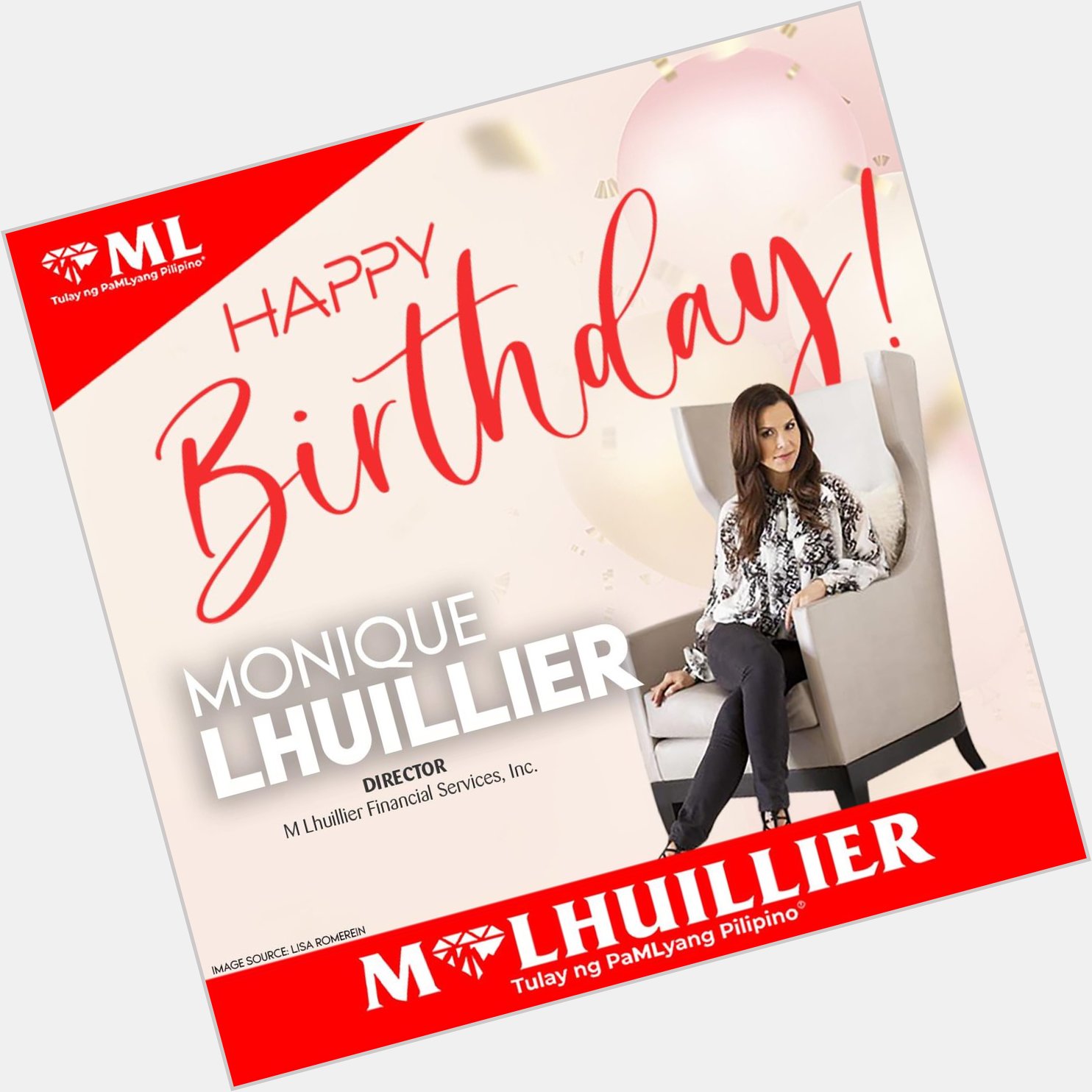 Happy birthday to our Director, Ms. Monique Lhuillier! 