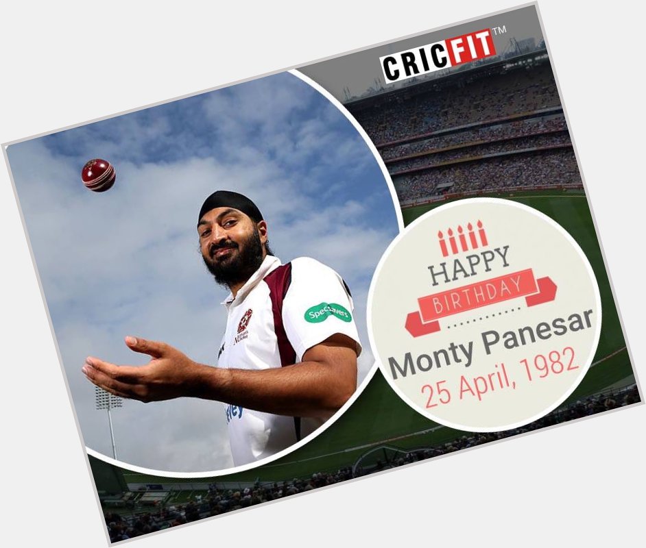 Cricfit Wishes Monty Panesar a Very Happy Birthday! 