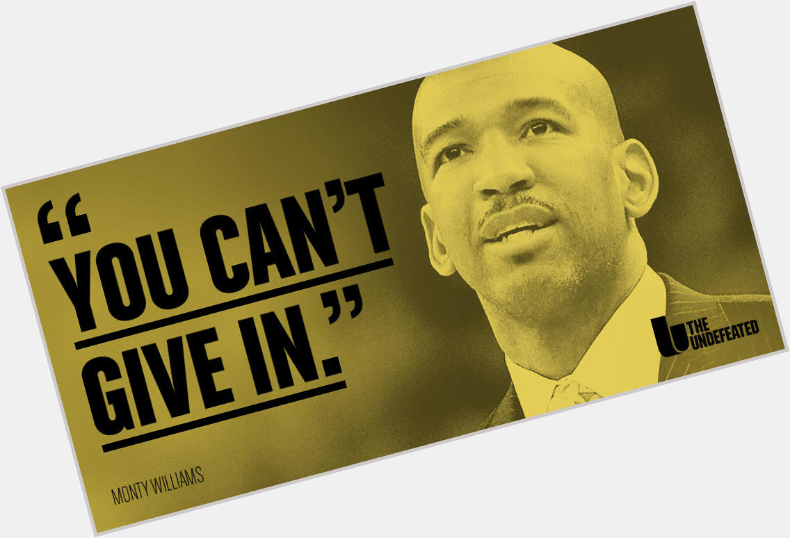 Happy birthday to Monty Williams, a man who has served as inspiration for us all. 