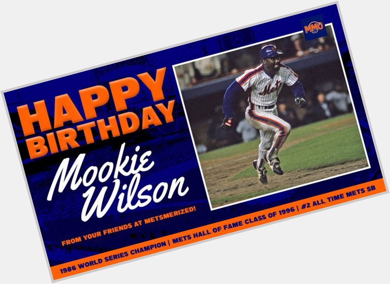 Happy birthday, Mookie Wilson! The legend turns 66 today. 